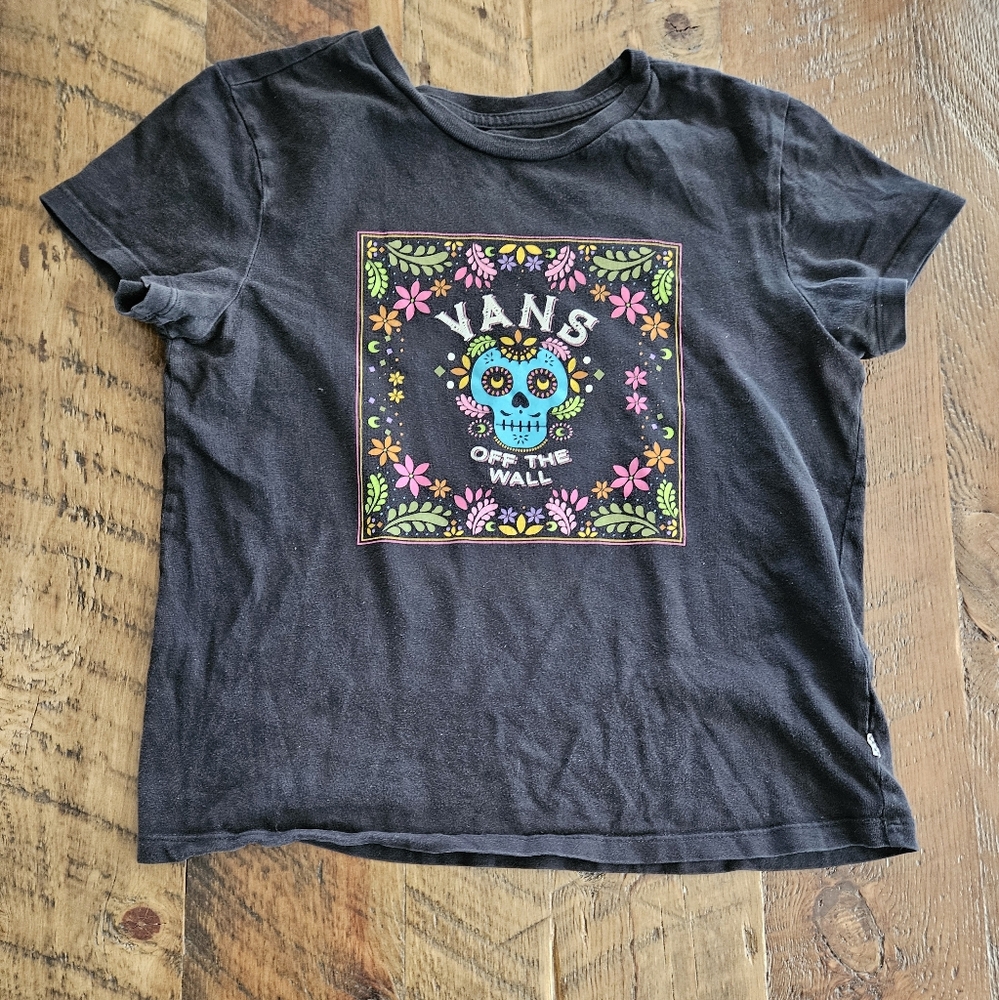 Vans Sugar Skull T-shirt size Small